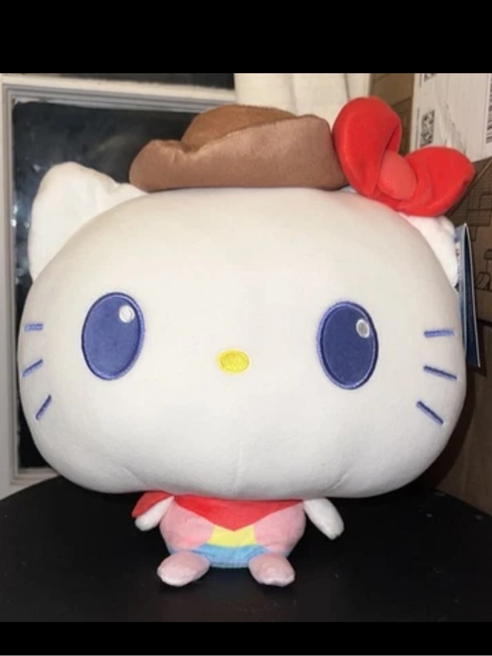 Sanrio Hello Kitty Cowgirl 8” TeeTurtle Cloudheads Plush